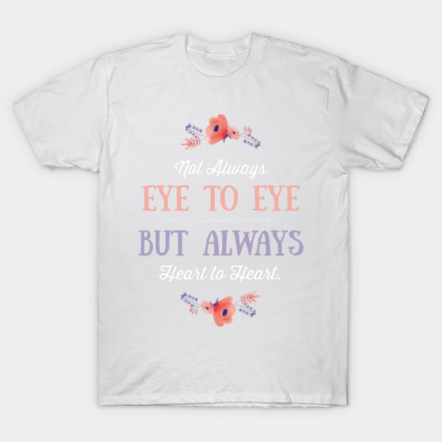 Eye To Eye T-Shirt by BrillianD